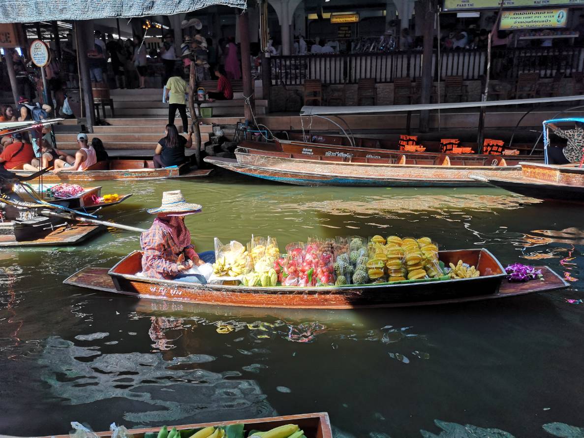 ダムヌンサドゥアック水上マーケット 散策